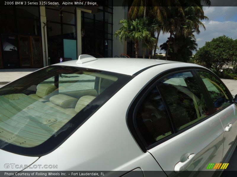 Alpine White / Beige 2006 BMW 3 Series 325i Sedan