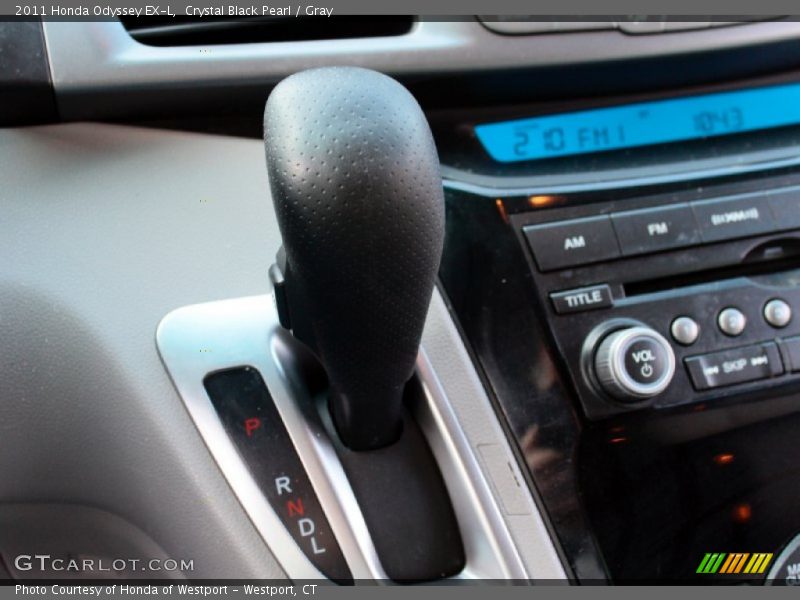 Crystal Black Pearl / Gray 2011 Honda Odyssey EX-L