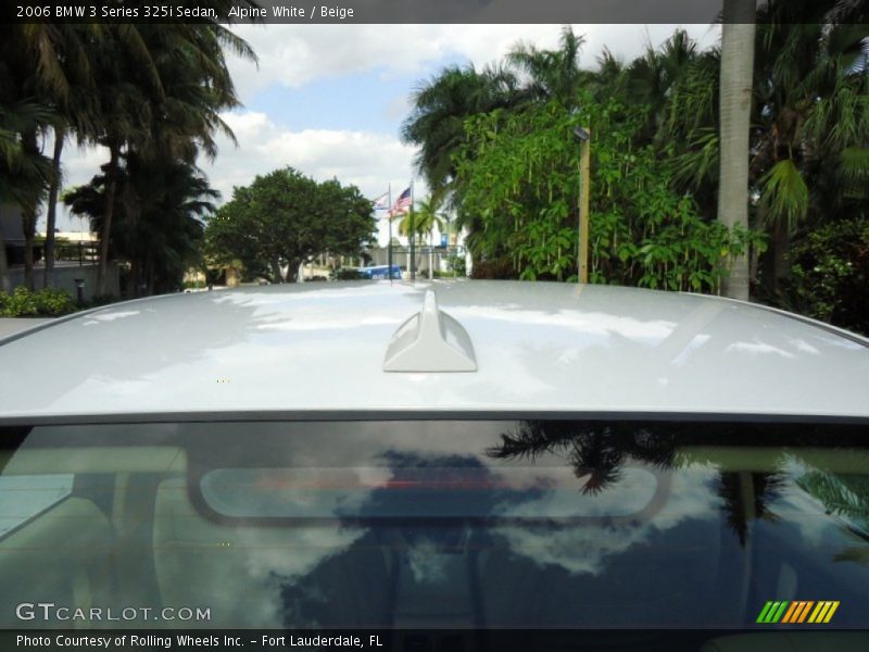 Alpine White / Beige 2006 BMW 3 Series 325i Sedan
