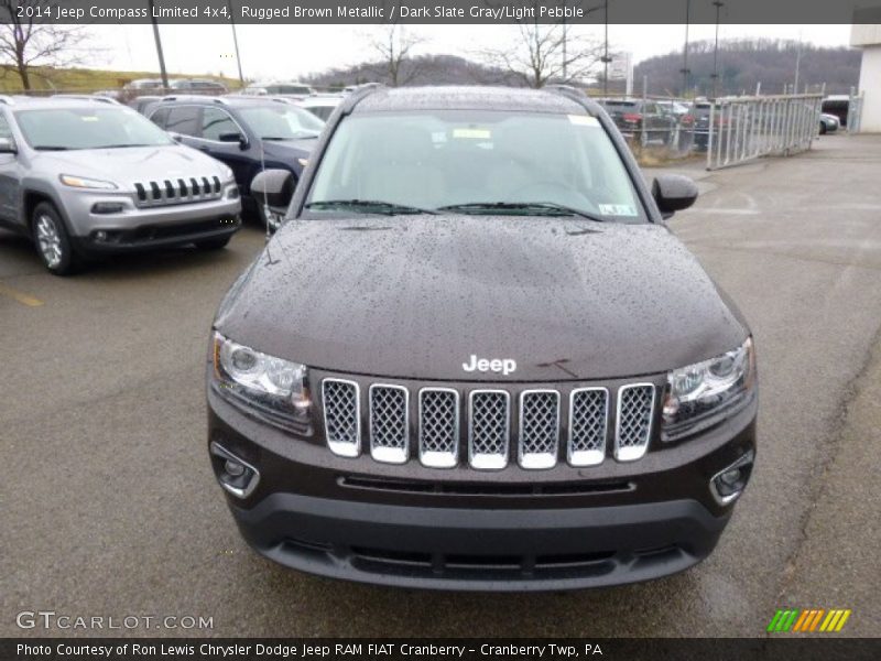 Rugged Brown Metallic / Dark Slate Gray/Light Pebble 2014 Jeep Compass Limited 4x4
