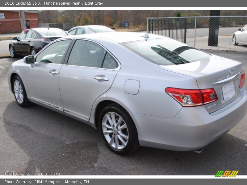 Tungsten Silver Pearl / Light Gray 2010 Lexus ES 350