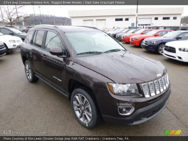 Rugged Brown Metallic / Dark Slate Gray/Light Pebble 2014 Jeep Compass Limited 4x4