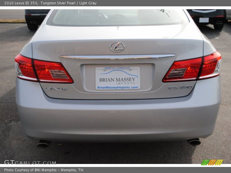 Tungsten Silver Pearl / Light Gray 2010 Lexus ES 350