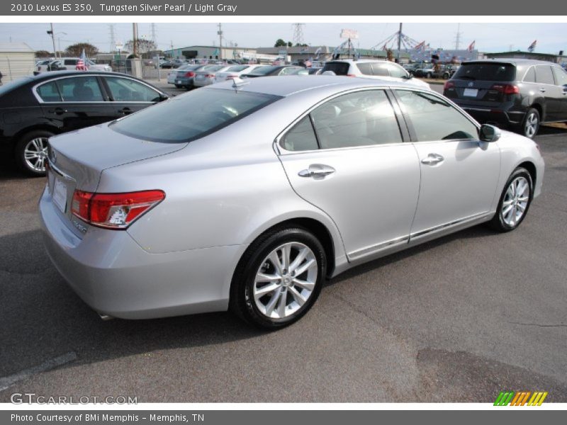 Tungsten Silver Pearl / Light Gray 2010 Lexus ES 350