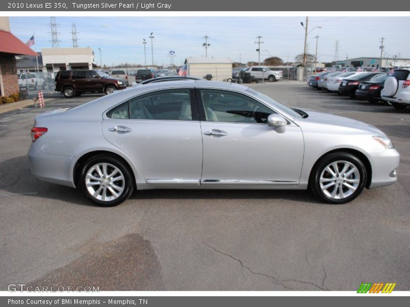 Tungsten Silver Pearl / Light Gray 2010 Lexus ES 350
