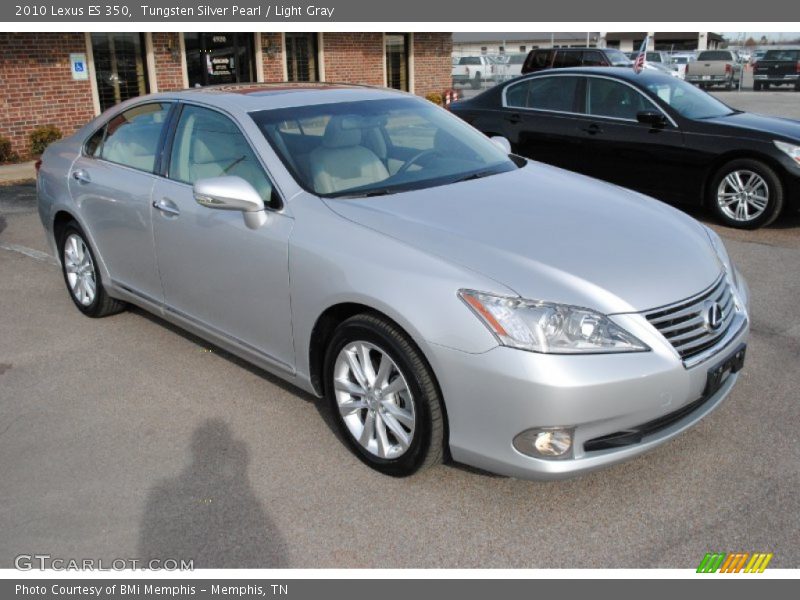 Tungsten Silver Pearl / Light Gray 2010 Lexus ES 350