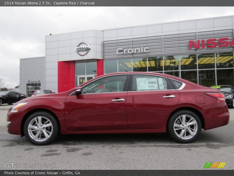 Cayenne Red / Charcoal 2014 Nissan Altima 2.5 SV