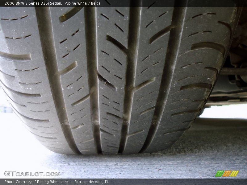 Alpine White / Beige 2006 BMW 3 Series 325i Sedan