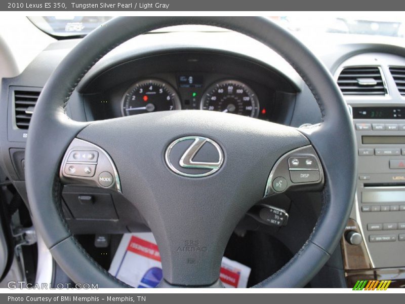 Tungsten Silver Pearl / Light Gray 2010 Lexus ES 350
