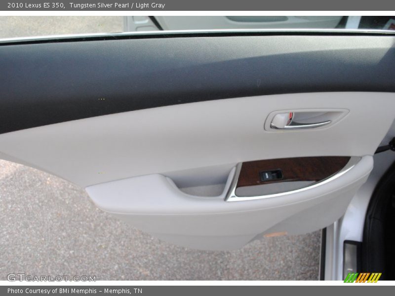 Tungsten Silver Pearl / Light Gray 2010 Lexus ES 350