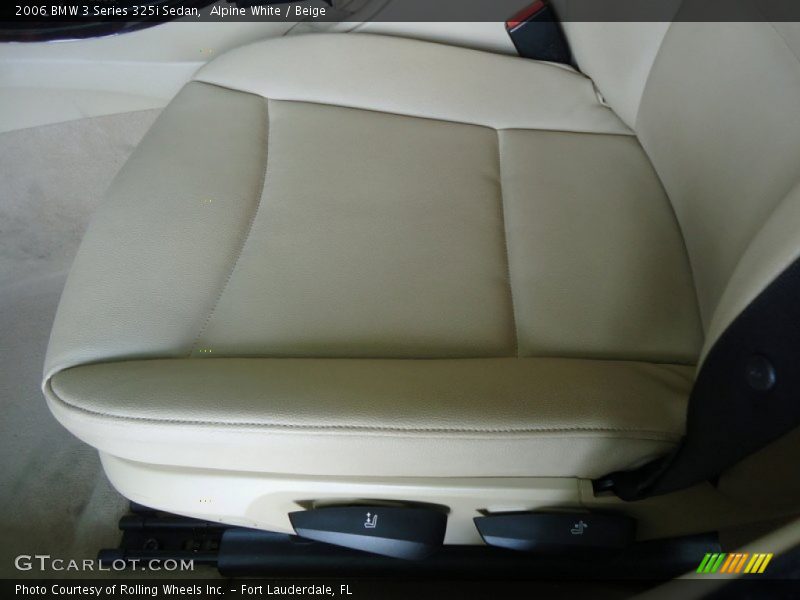 Alpine White / Beige 2006 BMW 3 Series 325i Sedan