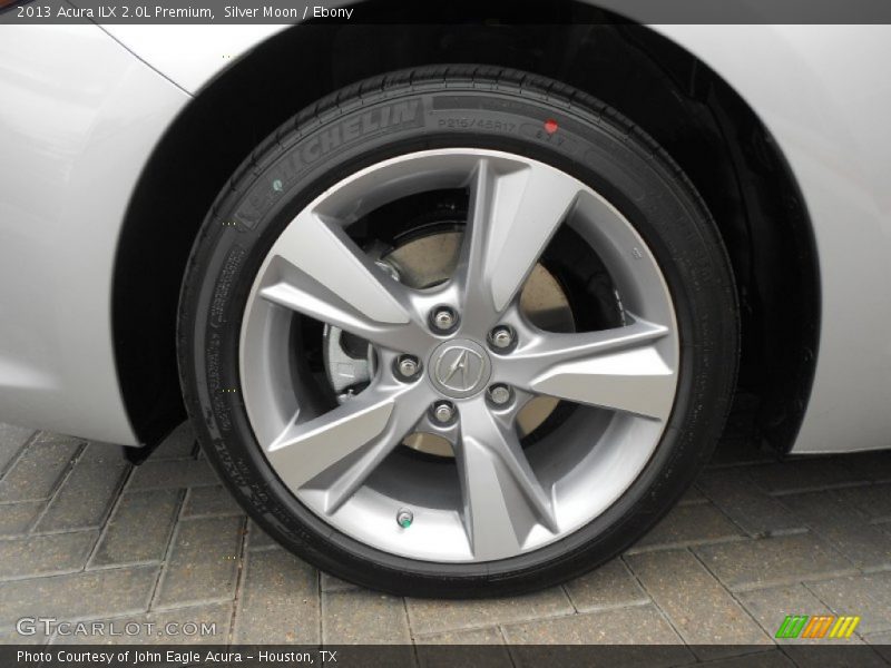 Silver Moon / Ebony 2013 Acura ILX 2.0L Premium