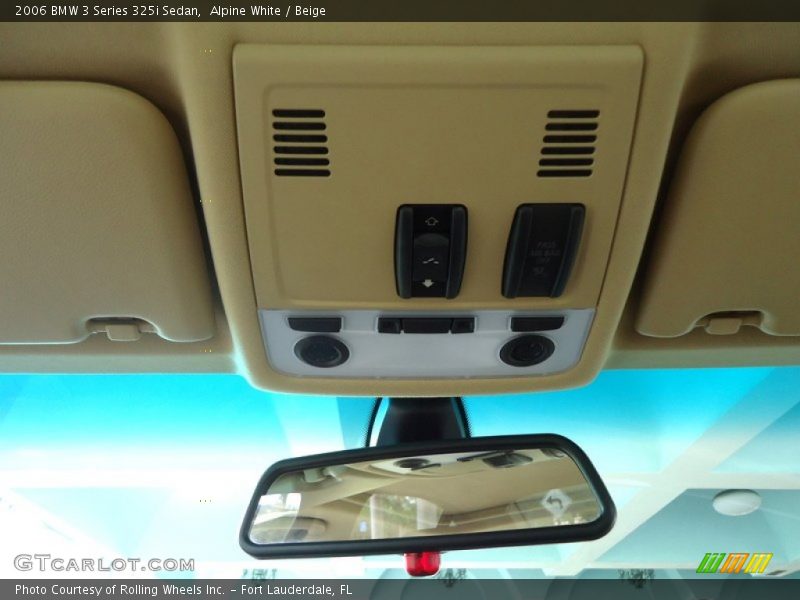 Alpine White / Beige 2006 BMW 3 Series 325i Sedan