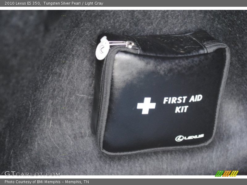 Tungsten Silver Pearl / Light Gray 2010 Lexus ES 350