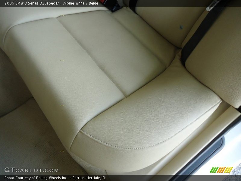 Alpine White / Beige 2006 BMW 3 Series 325i Sedan