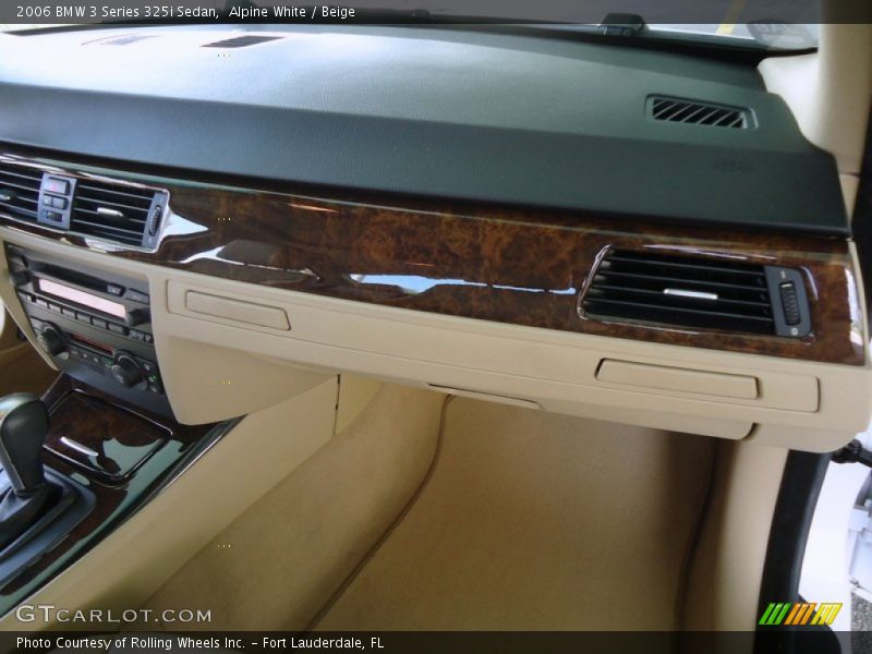 Alpine White / Beige 2006 BMW 3 Series 325i Sedan