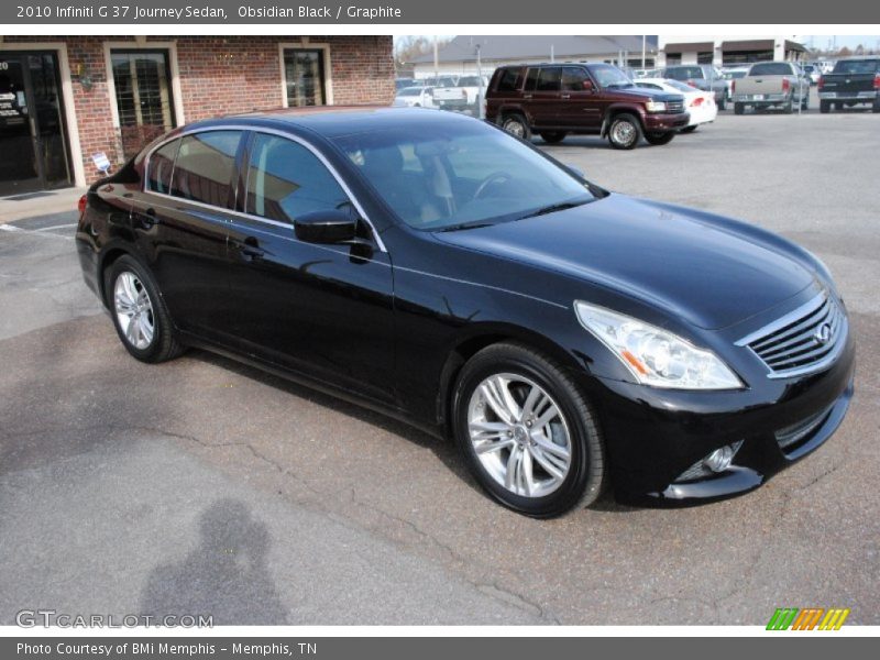 Obsidian Black / Graphite 2010 Infiniti G 37 Journey Sedan