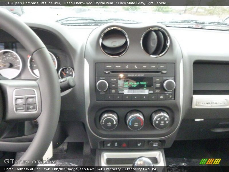 Deep Cherry Red Crystal Pearl / Dark Slate Gray/Light Pebble 2014 Jeep Compass Latitude 4x4