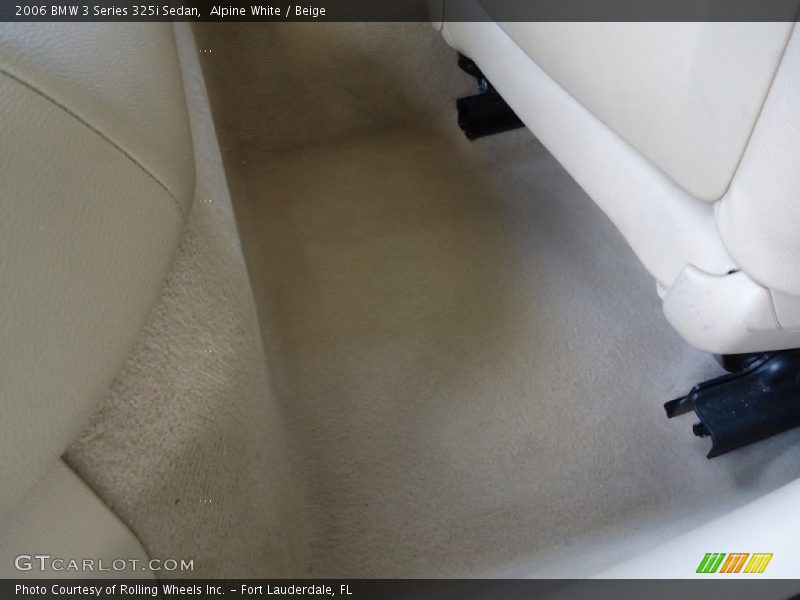 Alpine White / Beige 2006 BMW 3 Series 325i Sedan