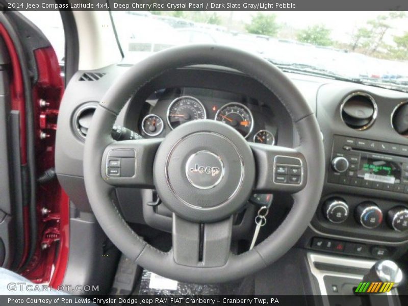 Deep Cherry Red Crystal Pearl / Dark Slate Gray/Light Pebble 2014 Jeep Compass Latitude 4x4