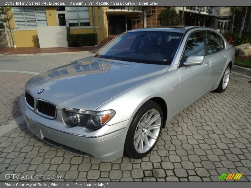 Front 3/4 View of 2003 7 Series 745Li Sedan