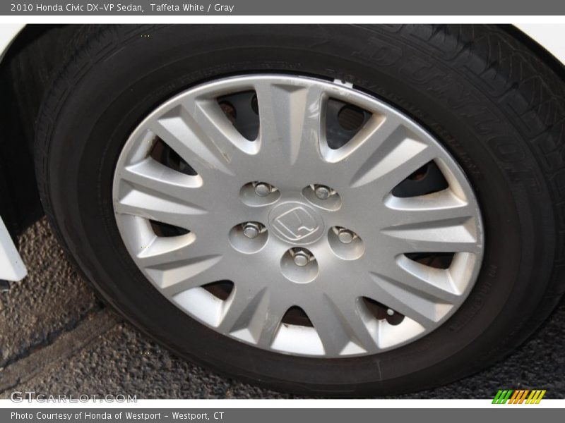 Taffeta White / Gray 2010 Honda Civic DX-VP Sedan