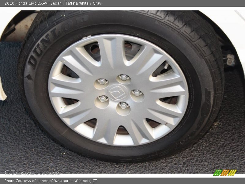 Taffeta White / Gray 2010 Honda Civic DX-VP Sedan