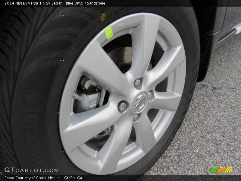 Blue Onyx / Sandstone 2014 Nissan Versa 1.6 SV Sedan