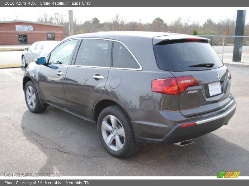 Grigio Metallic / Taupe Gray 2010 Acura MDX
