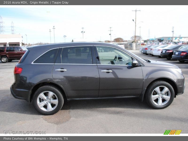 Grigio Metallic / Taupe Gray 2010 Acura MDX