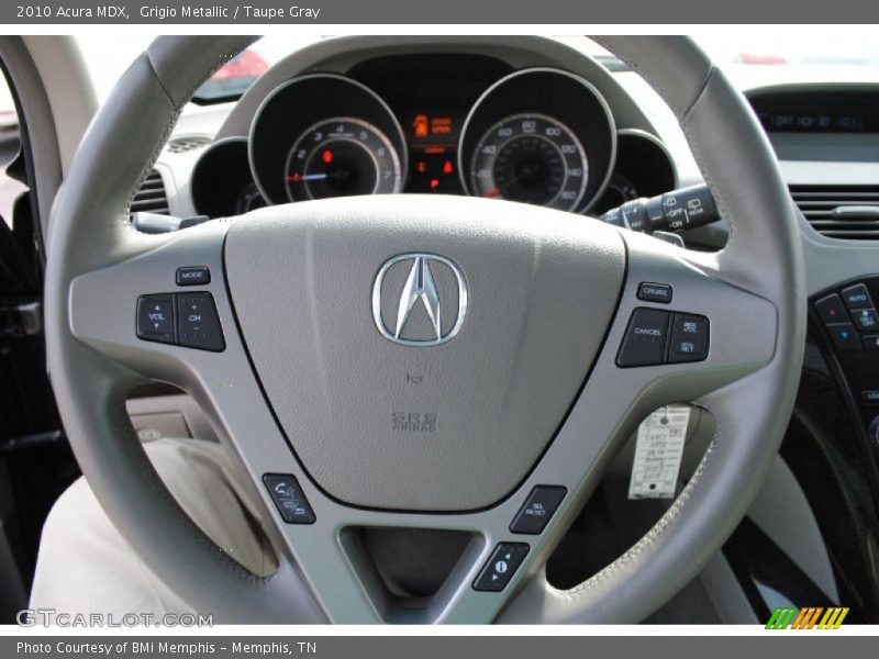 Grigio Metallic / Taupe Gray 2010 Acura MDX