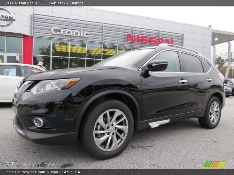 Super Black / Charcoal 2014 Nissan Rogue SL
