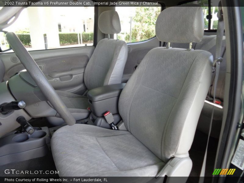 Imperial Jade Green Mica / Charcoal 2002 Toyota Tacoma V6 PreRunner Double Cab
