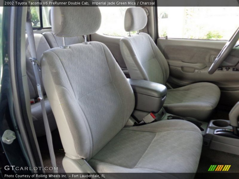 Imperial Jade Green Mica / Charcoal 2002 Toyota Tacoma V6 PreRunner Double Cab