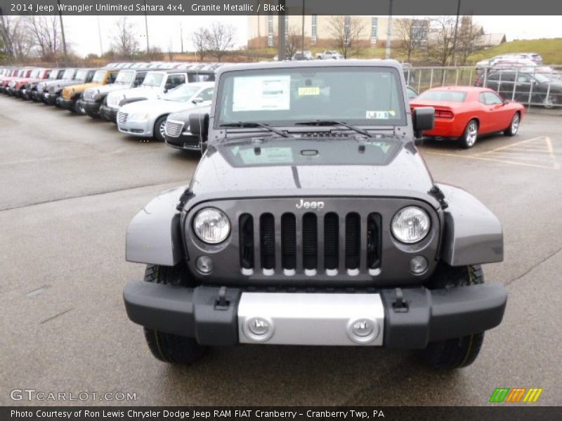 Granite Metallic / Black 2014 Jeep Wrangler Unlimited Sahara 4x4