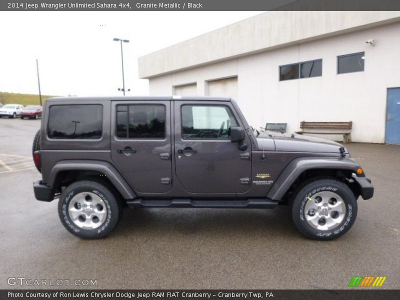 Granite Metallic / Black 2014 Jeep Wrangler Unlimited Sahara 4x4
