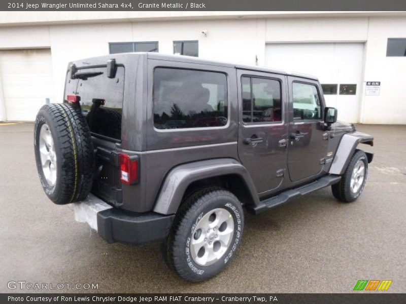 Granite Metallic / Black 2014 Jeep Wrangler Unlimited Sahara 4x4