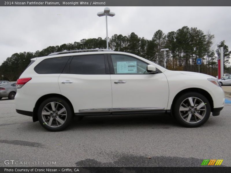 Moonlight White / Almond 2014 Nissan Pathfinder Platinum