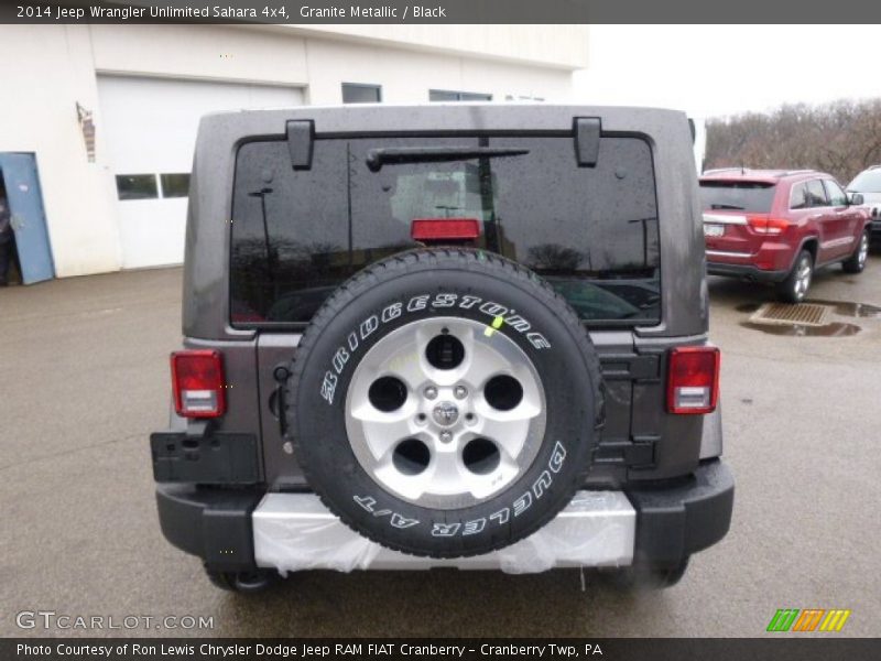 Granite Metallic / Black 2014 Jeep Wrangler Unlimited Sahara 4x4