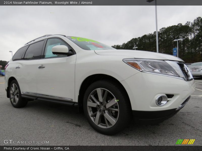 Moonlight White / Almond 2014 Nissan Pathfinder Platinum