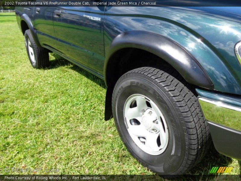 Imperial Jade Green Mica / Charcoal 2002 Toyota Tacoma V6 PreRunner Double Cab