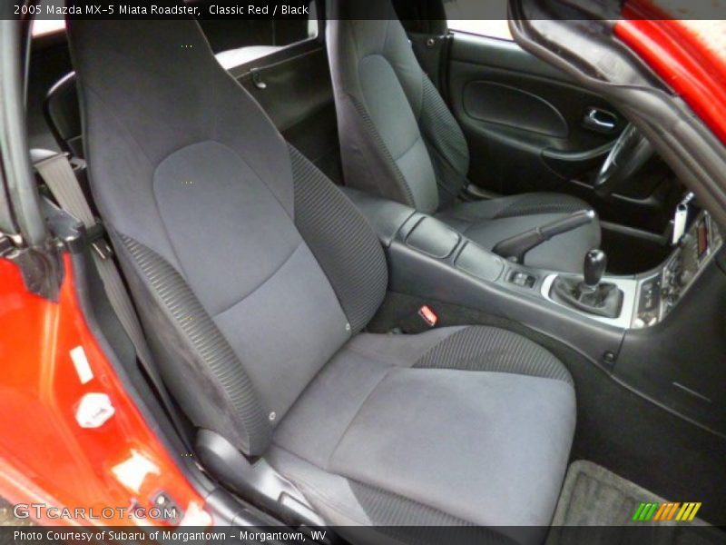Classic Red / Black 2005 Mazda MX-5 Miata Roadster