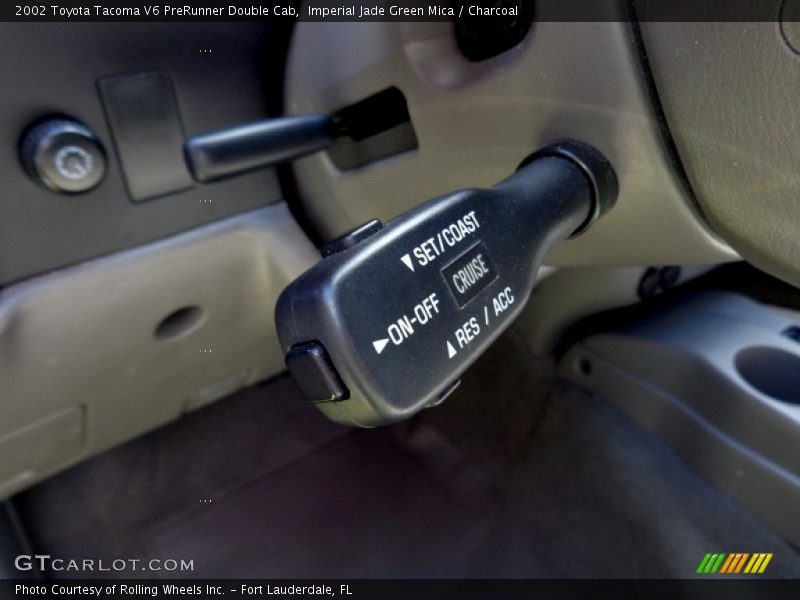 Imperial Jade Green Mica / Charcoal 2002 Toyota Tacoma V6 PreRunner Double Cab