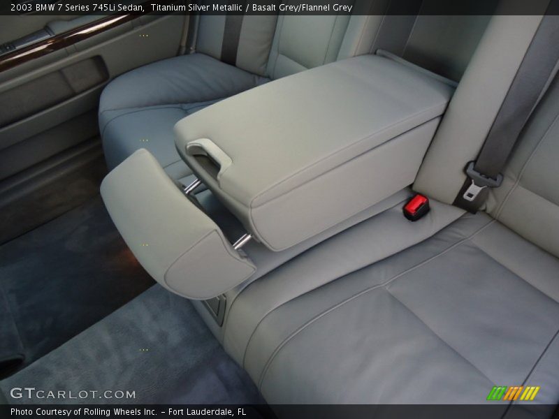 Titanium Silver Metallic / Basalt Grey/Flannel Grey 2003 BMW 7 Series 745Li Sedan