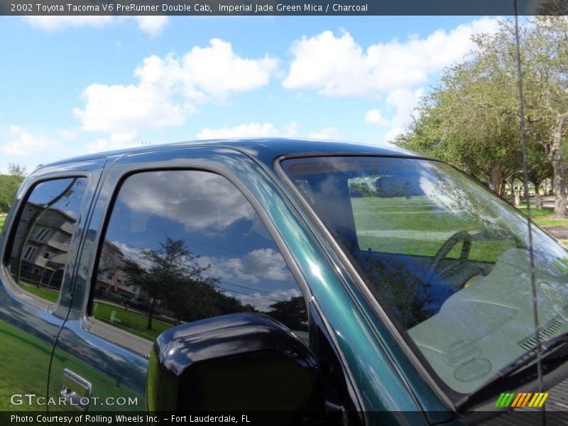 Imperial Jade Green Mica / Charcoal 2002 Toyota Tacoma V6 PreRunner Double Cab
