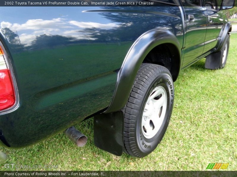 Imperial Jade Green Mica / Charcoal 2002 Toyota Tacoma V6 PreRunner Double Cab