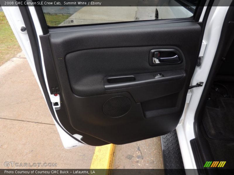 Summit White / Ebony 2008 GMC Canyon SLE Crew Cab