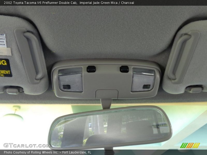 Imperial Jade Green Mica / Charcoal 2002 Toyota Tacoma V6 PreRunner Double Cab