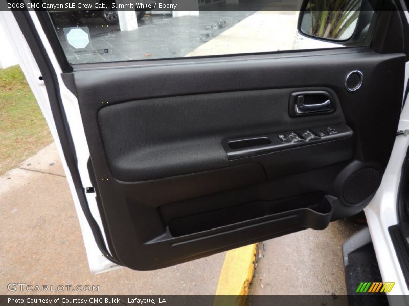 Summit White / Ebony 2008 GMC Canyon SLE Crew Cab