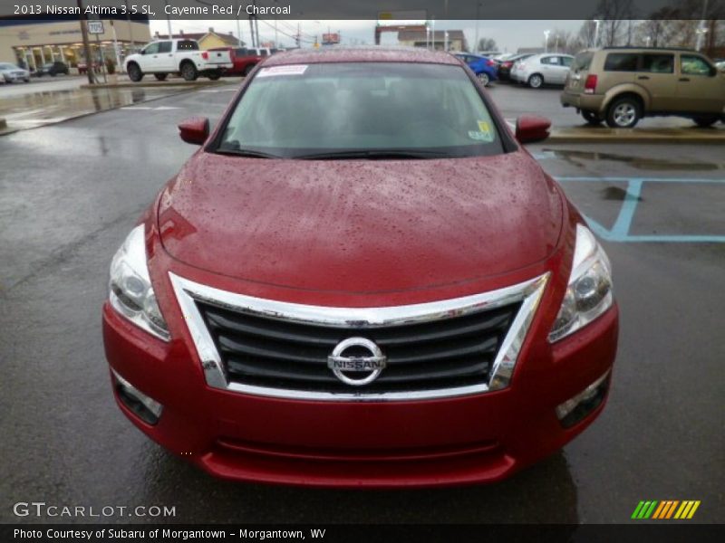 Cayenne Red / Charcoal 2013 Nissan Altima 3.5 SL